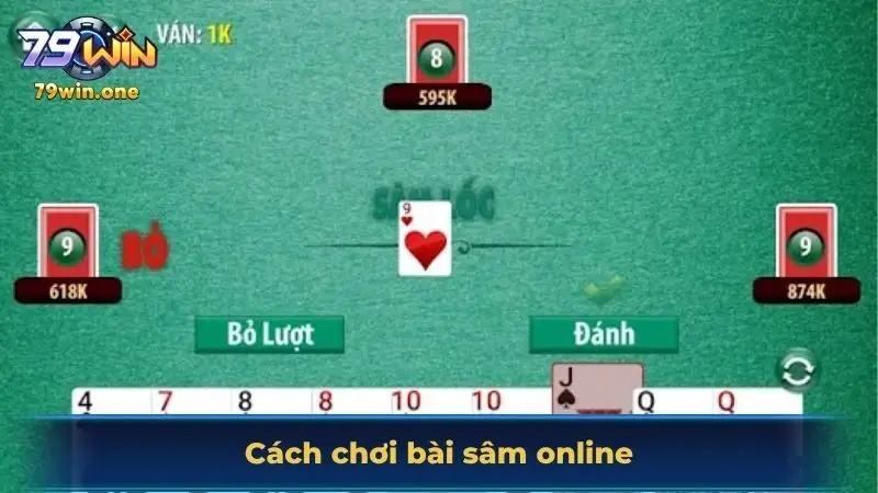 cách chơi bài sâm online